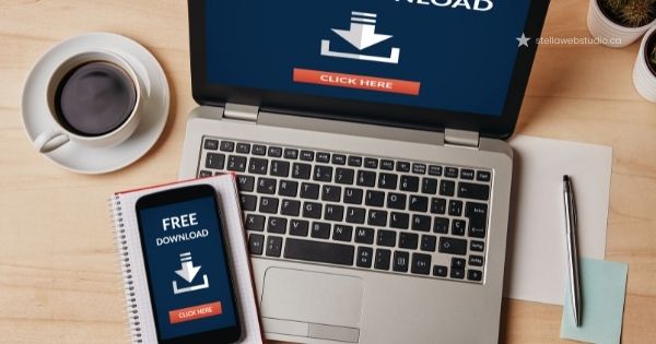 Downloadable PDFS are great lead generators to grow email list